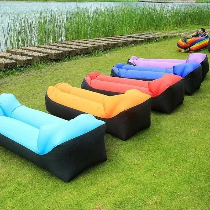 AirRelax Luftsofa | Ergonomisch & Komfortabel | Aufblasbar ohne Pumpe | Für Innen & Außen
