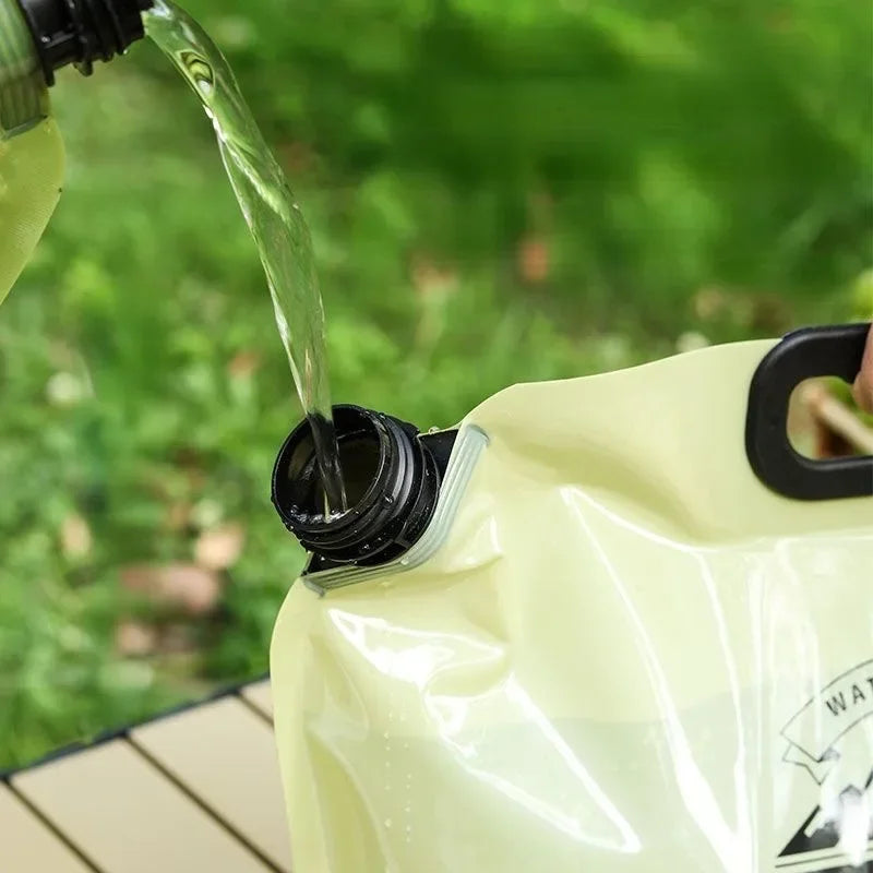 HydroPackx Wassertragetasche | Faltbar, Kompakt & Mit Ausgießer | Ideal für Outdoor-Aktivitäten