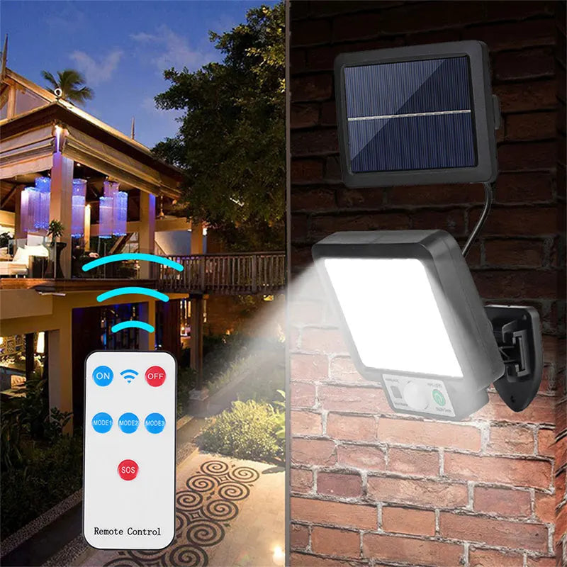 SolarBeam 1000 | 3-in-1 Solarlicht | Bewegungs- & Dämmerungsautomatik | 1000 Lumen