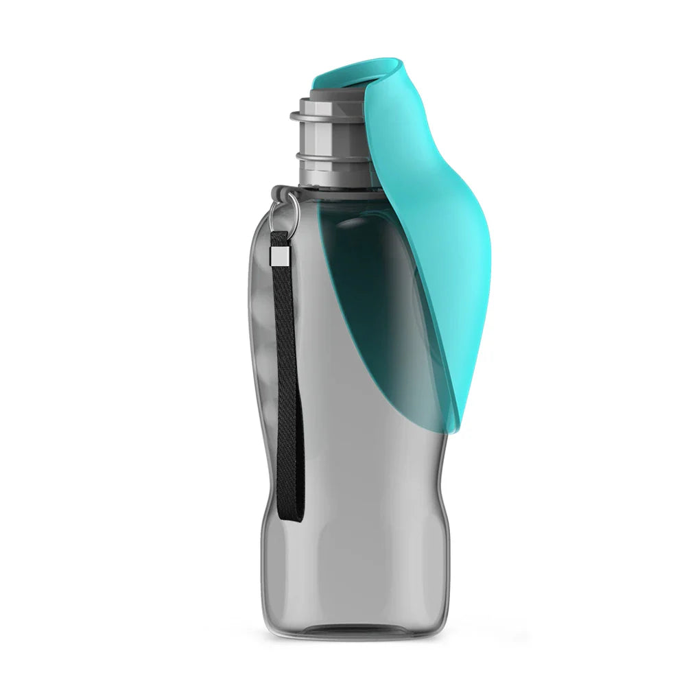 HydroPaws Hunde-Wasserflasche | Auslaufsicher | Einhand-Bedienung | BPA-frei | 800 ml Kapazität