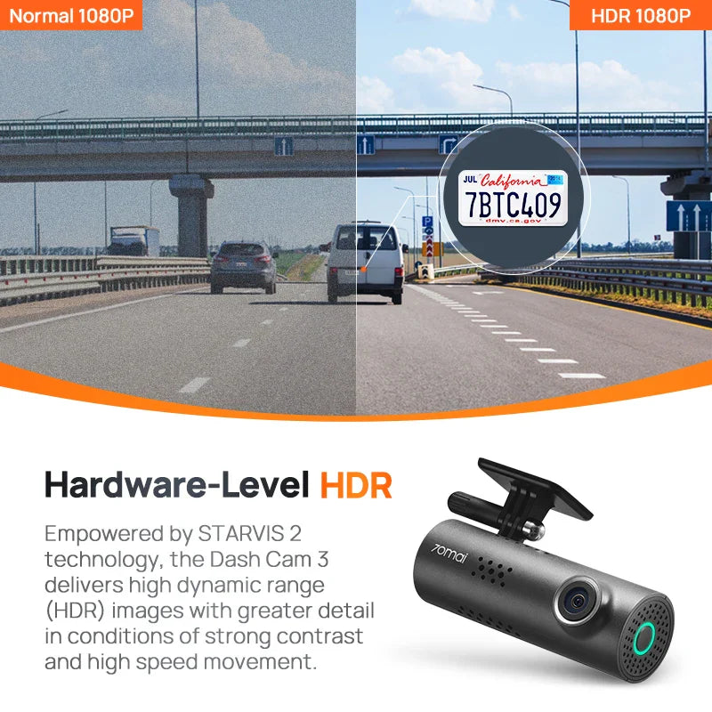 Driveova M200 Dashcam | Full HD & Nachtsicht | Sprachsteuerung & App | 130° Weitwinkel