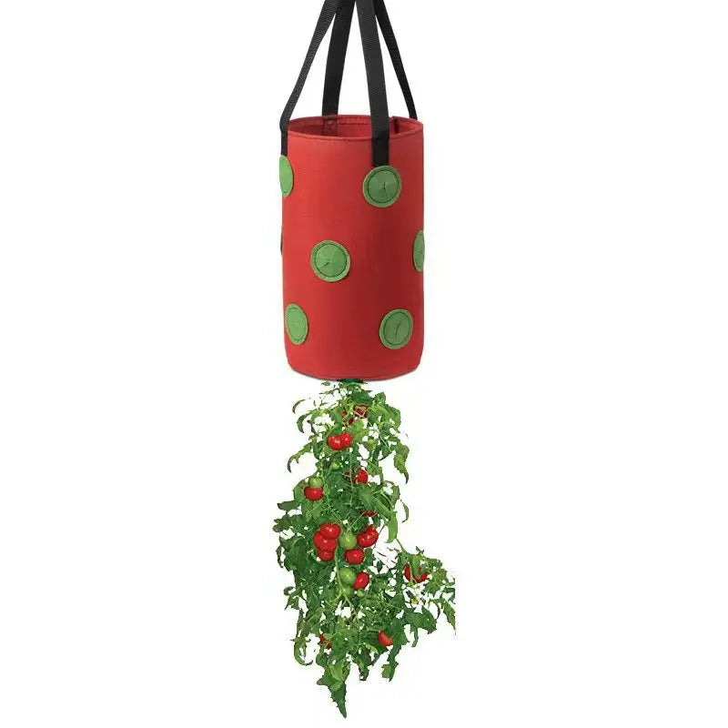 PlantEase | Hängender Pflanzsack mit 13 Taschen | Atmungsaktiv & Wiederverwendbar | Für Gemüse, Kräuter & Blumen