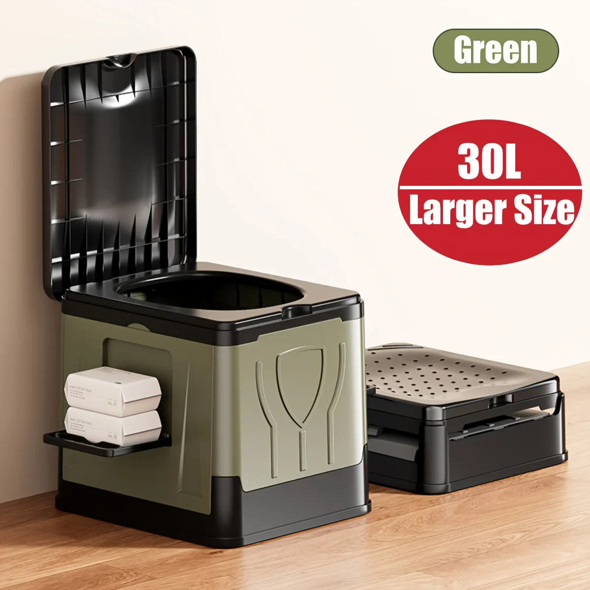 GoComfort XL Campingtoilette | Faltbar, Hygienisch und Praktisch