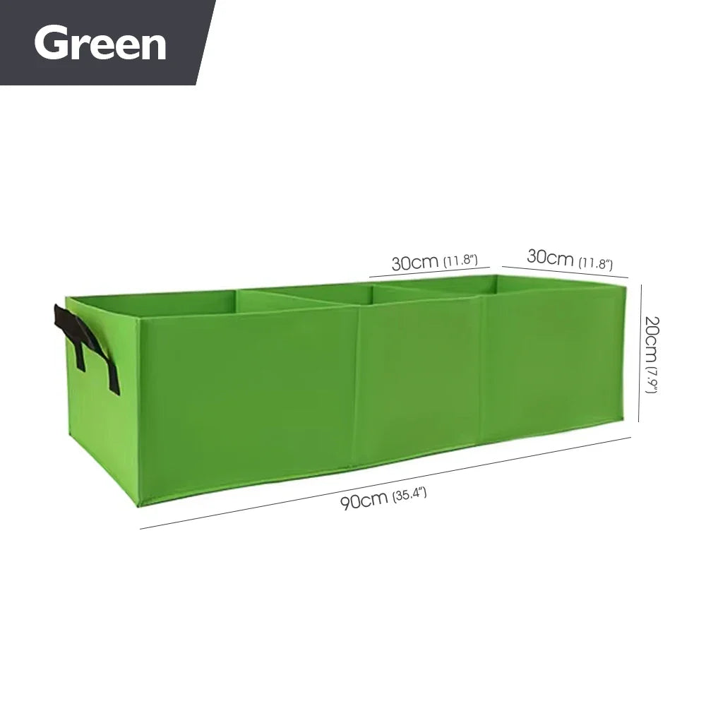 GreenGrow GardenBox | Hochbeet für Kräuter und Gemüse | Atmungsaktives Material | Faltbar und Wiederverwendbar