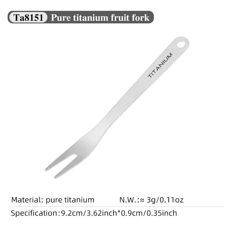 TitanFork | Titan-Fruchtgabeln | Ultraleicht & Langlebig | Vielseitig Einsetzbar
