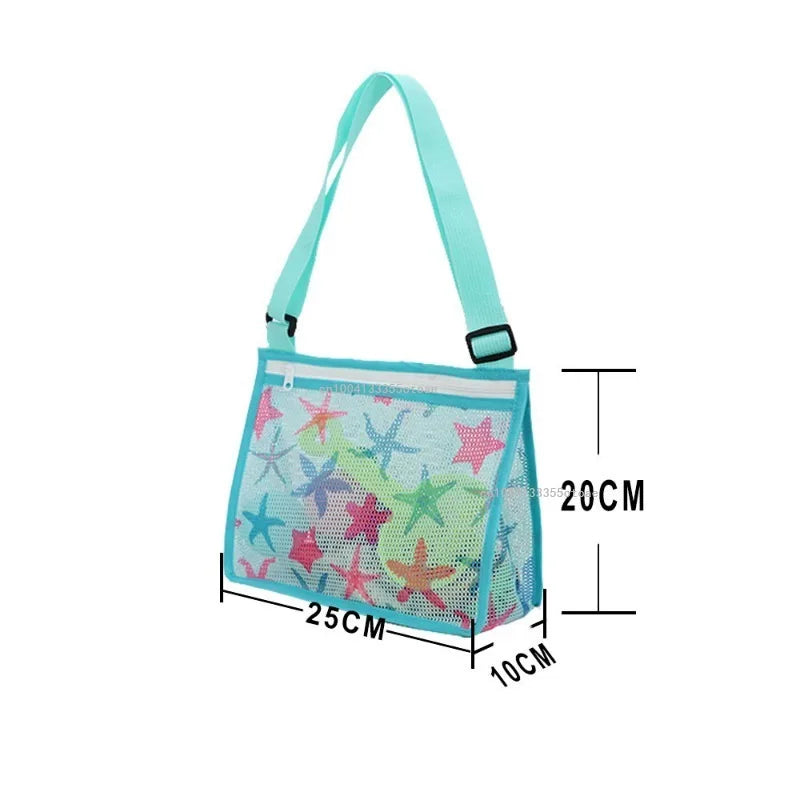 BeachBuddy | Kids Mesh-Strandtasche | Leicht, Faltbar & Schnelltrocknend | Bunt & Praktisch