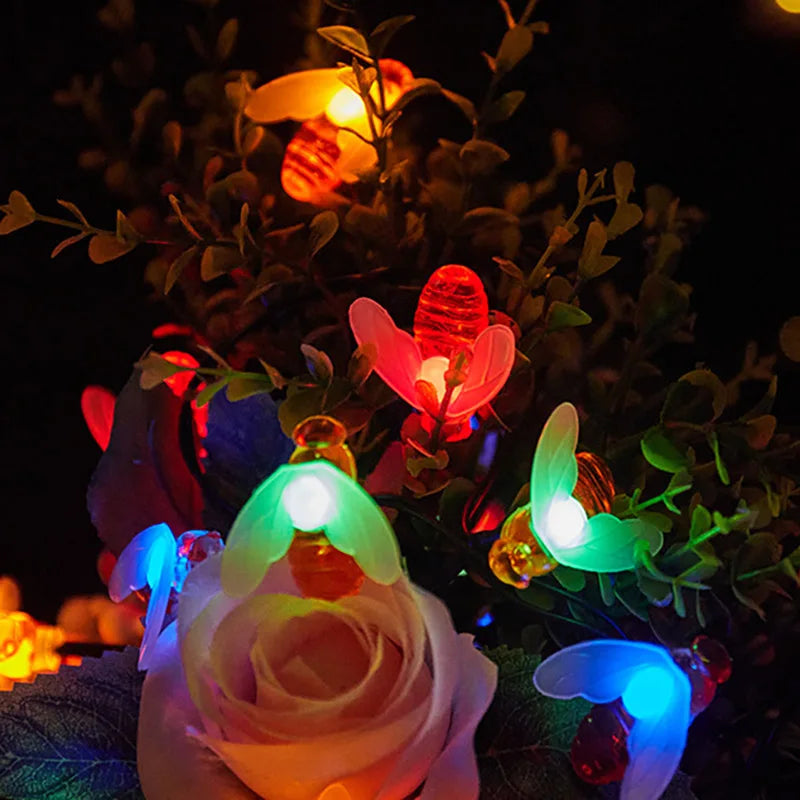 LumaGlow | Solarbetriebene Lichterkette für Außenbereich