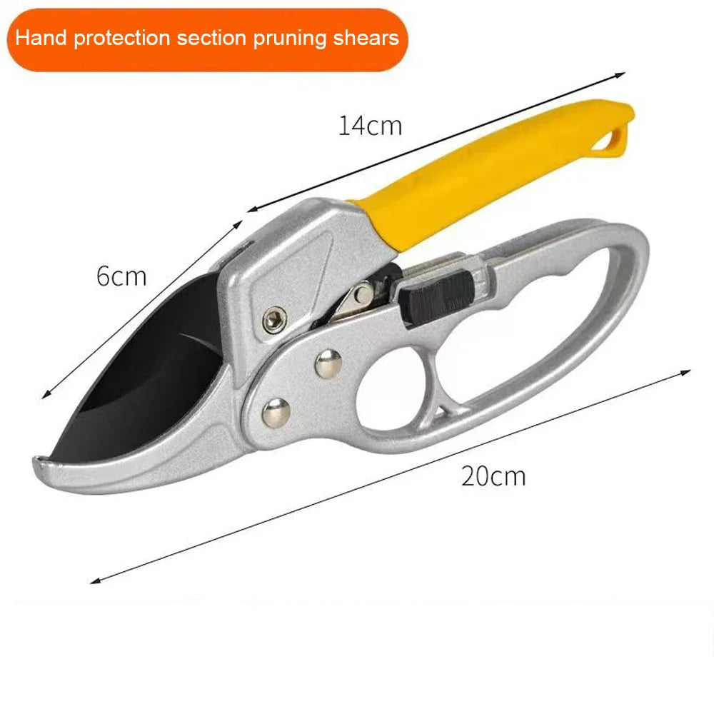 SharpLeaf | Gartenschere SK5 | Ergonomischer Griff | Titanbeschichtete Klinge für präzisen Schnitt