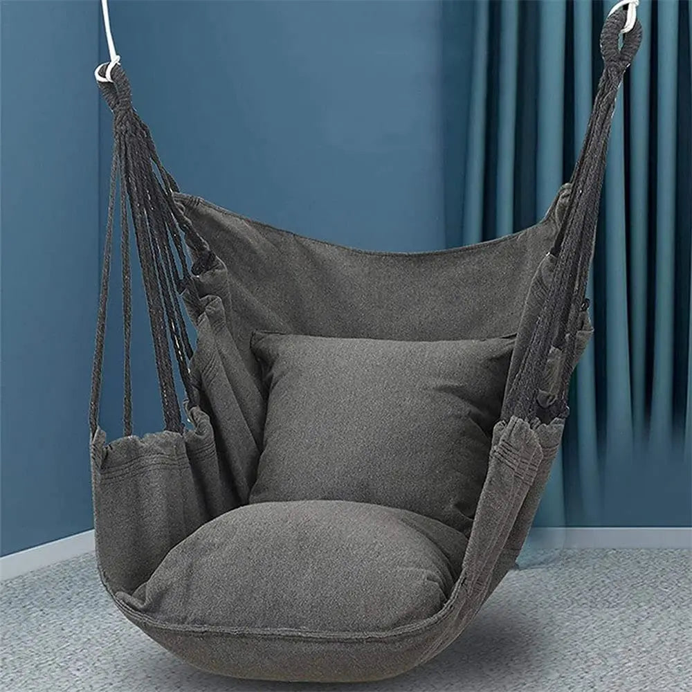 HANGLOUNGE Hängesessel | Komfort & Stabilität | 250kg Tragkraft | Vielseitig Einsetzbar