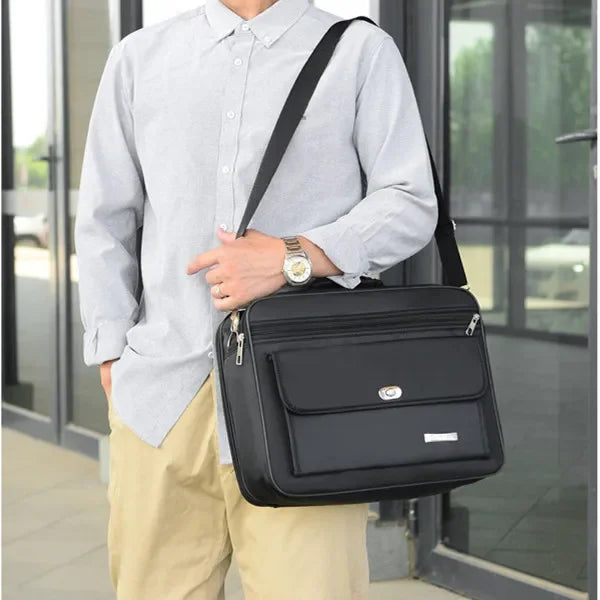 ProCarry Max | Business Aktentasche für Laptop & Dokumente | Wasserabweisend & Ergonomisch | Für Reisen & Büro