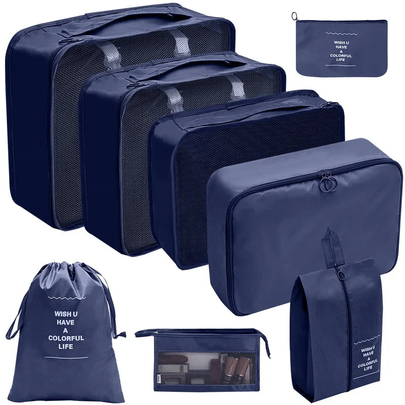 TravelPro Organizer Set | Platzsparend & Umweltfreundlich | 7-10 Teile für Perfekte Ordnung