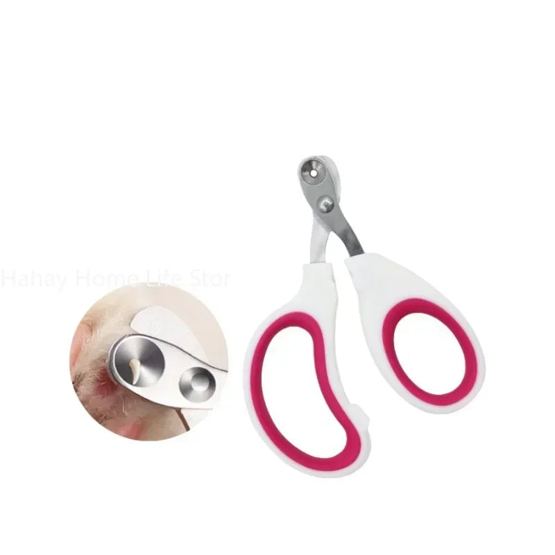 PetiSure | Krallenschneider mit Anti-Blutungs-Design | Führungslöcher, ergonomischer Griff & rostfreie Klingen | Sichere Pflege für Katzen & kleine Hunde