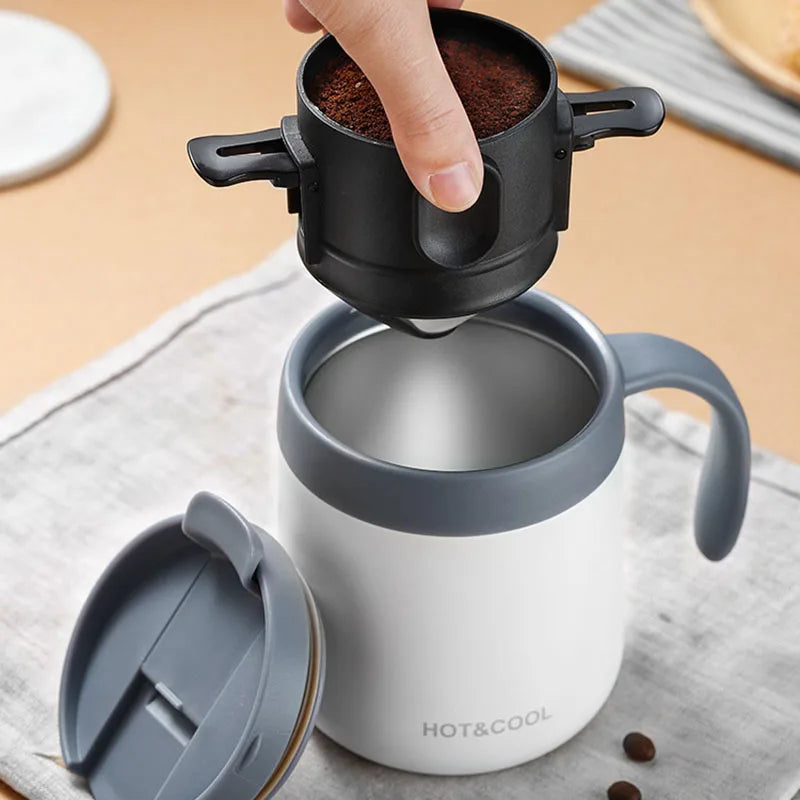 BrewCraft Filter | Edelstahlfilter | Wiederverwendbar & Kompakt | Für Kaffee & Tee