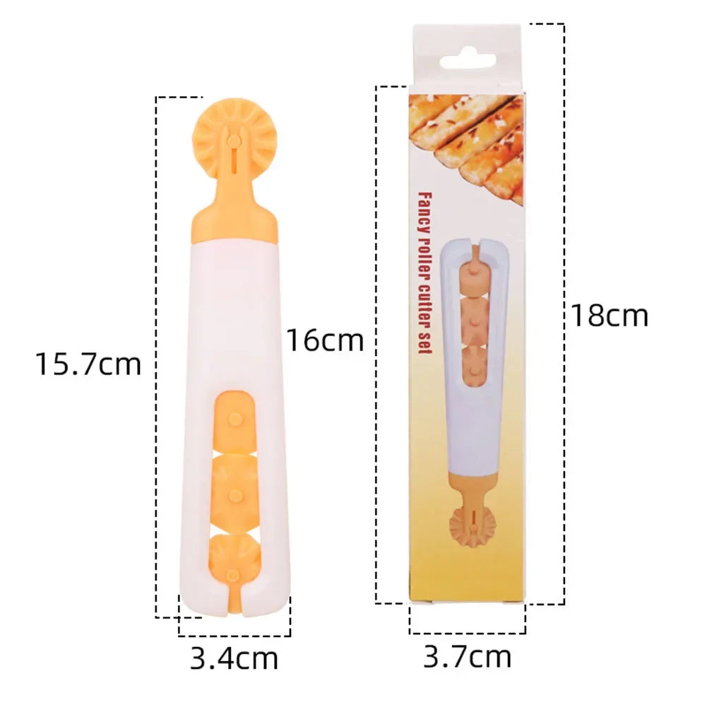 BakePro Teigschneider Roller | Gleichmäßige Teigportionen | Für Pizza, Plätzchen & Pies | Robust & Spülmaschinenfest