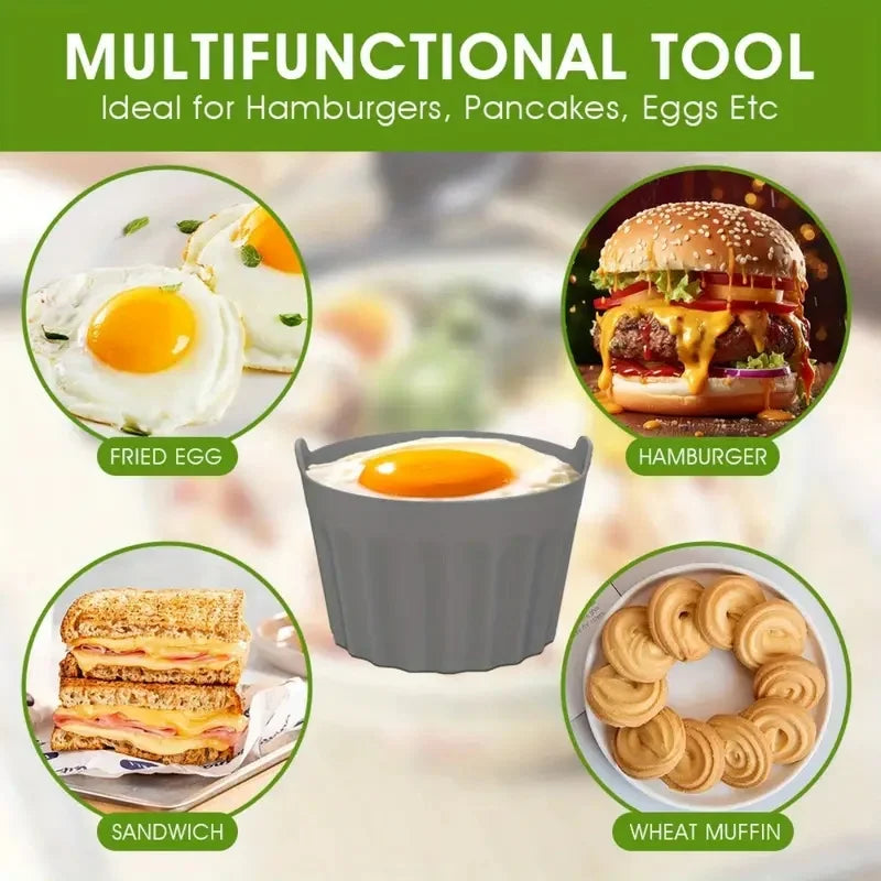 CookFlex Silikonformen | Hitzebeständig & Flexibel | Für Muffins, Eier & Mehr | BPA-frei