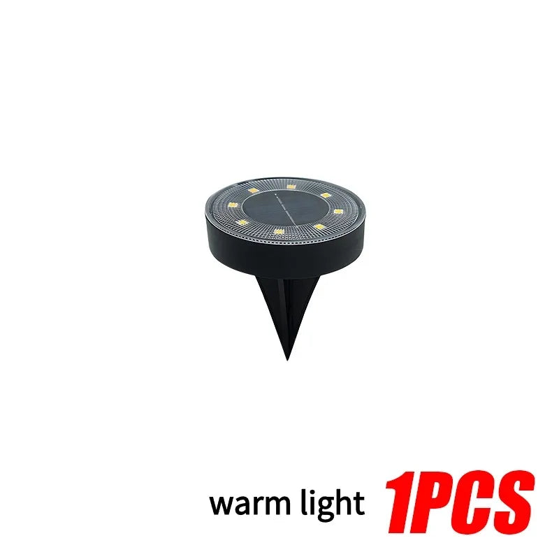 Terraluna Solar Bodenleuchte | Edelstahl | IP68 Schutz | 8 LEDs