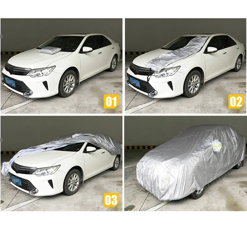 Autessa AllGuard | Autoabdeckung Ganzjahres | UV- & Wetterschutz | Für SUV & Limousine