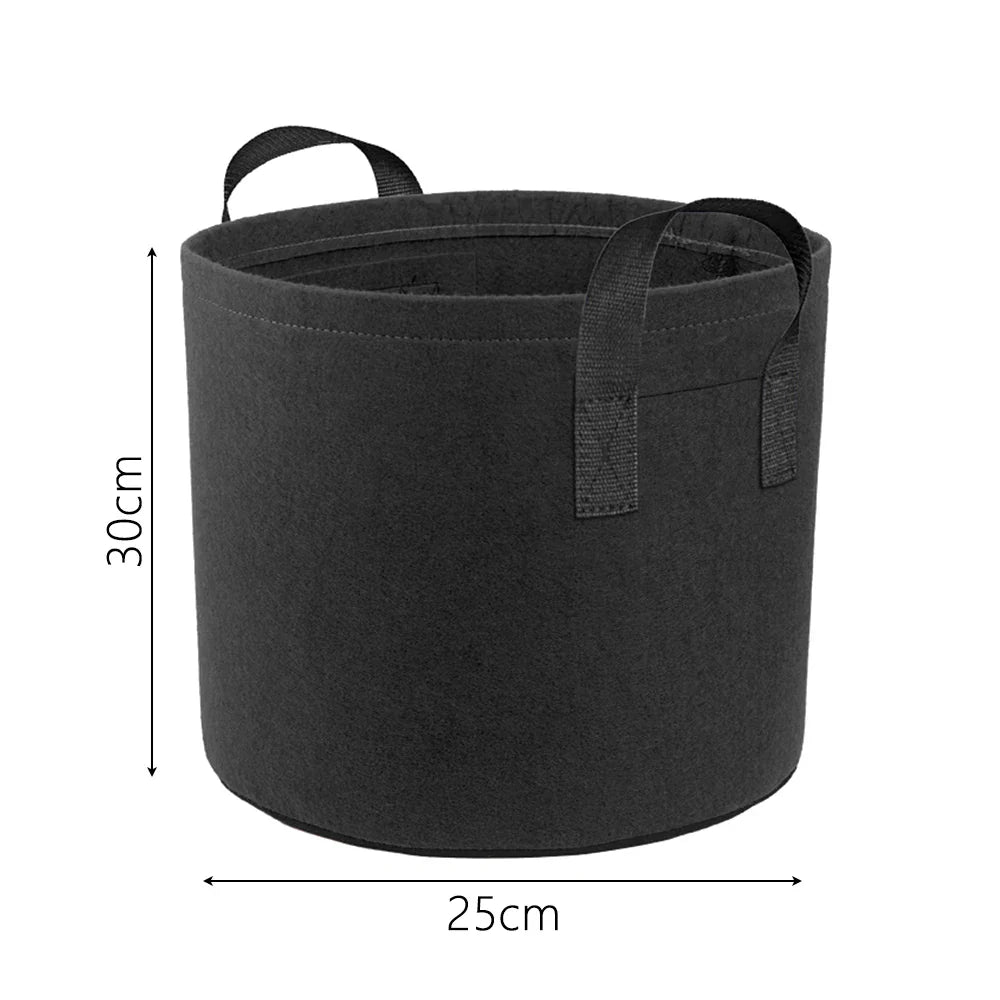 Plantura Pflanztasche 30x25 cm mit Griffen | Atmungsaktiv & Wiederverwendbar | Für Gemüse & Kräuter