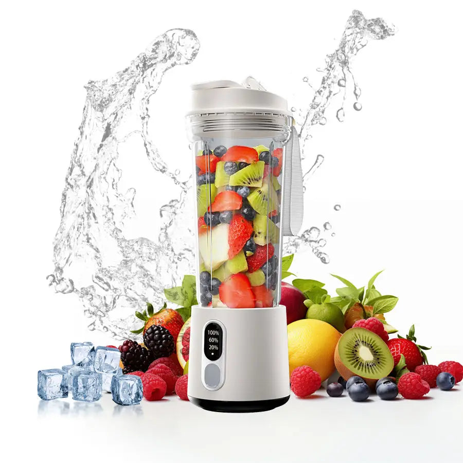 BlendGo | Tragbarer Mixer | USB-aufladbar | Für Smoothies & Fruchtsäfte