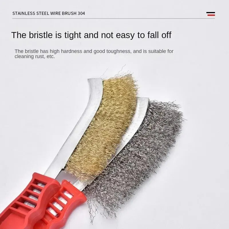 GrillGleam BrushPro | Edelstahl Drahtbürste | Hitzebeständig & Ergonomisch | Für BBQ & Reinigung