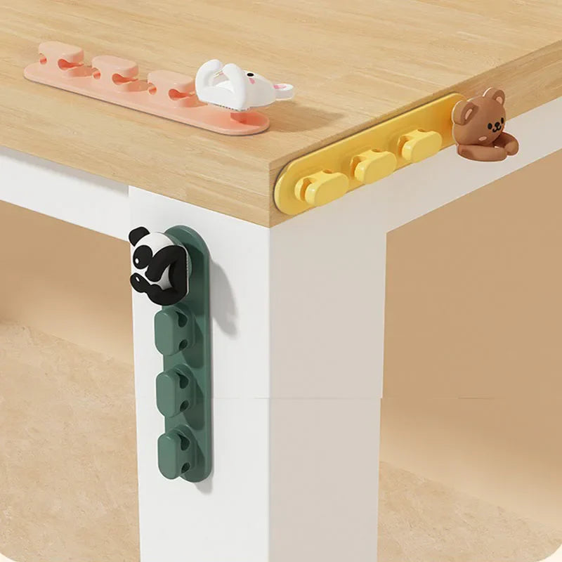 CableBuddy Tier Kabelhalter | Selbstklebend & Süßes Design
