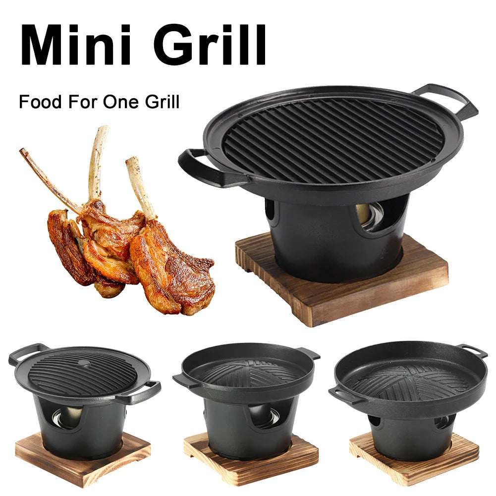 ZenGrill | Mini-Holzkohlegrill | Rauchfrei & Kompakt | Ideal für Balkon & Camping | Perfekte Hitzeverteilung