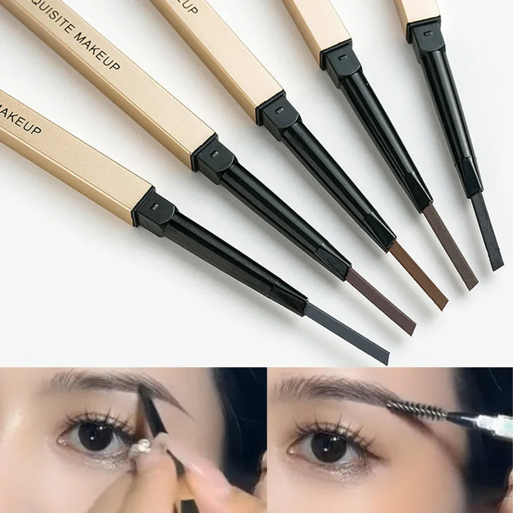BrowPerfect DuoShape Augenbrauenstift | 2-in-1 mit Dreiecksspitze & Bürste | Präzise & Wasserfest