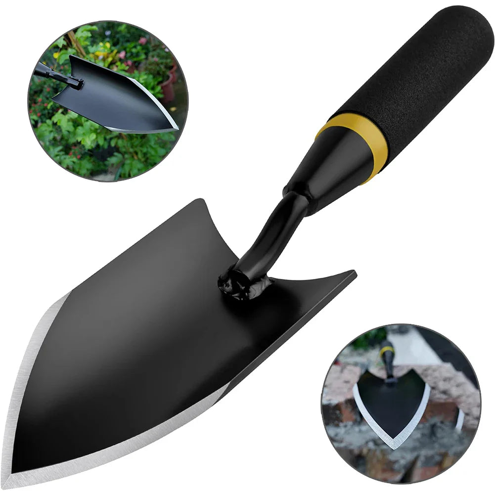 Gravora Gartenschaufel | Extra Robust & Vollverschweißt | Ergonomischer Griff | Für harte Böden