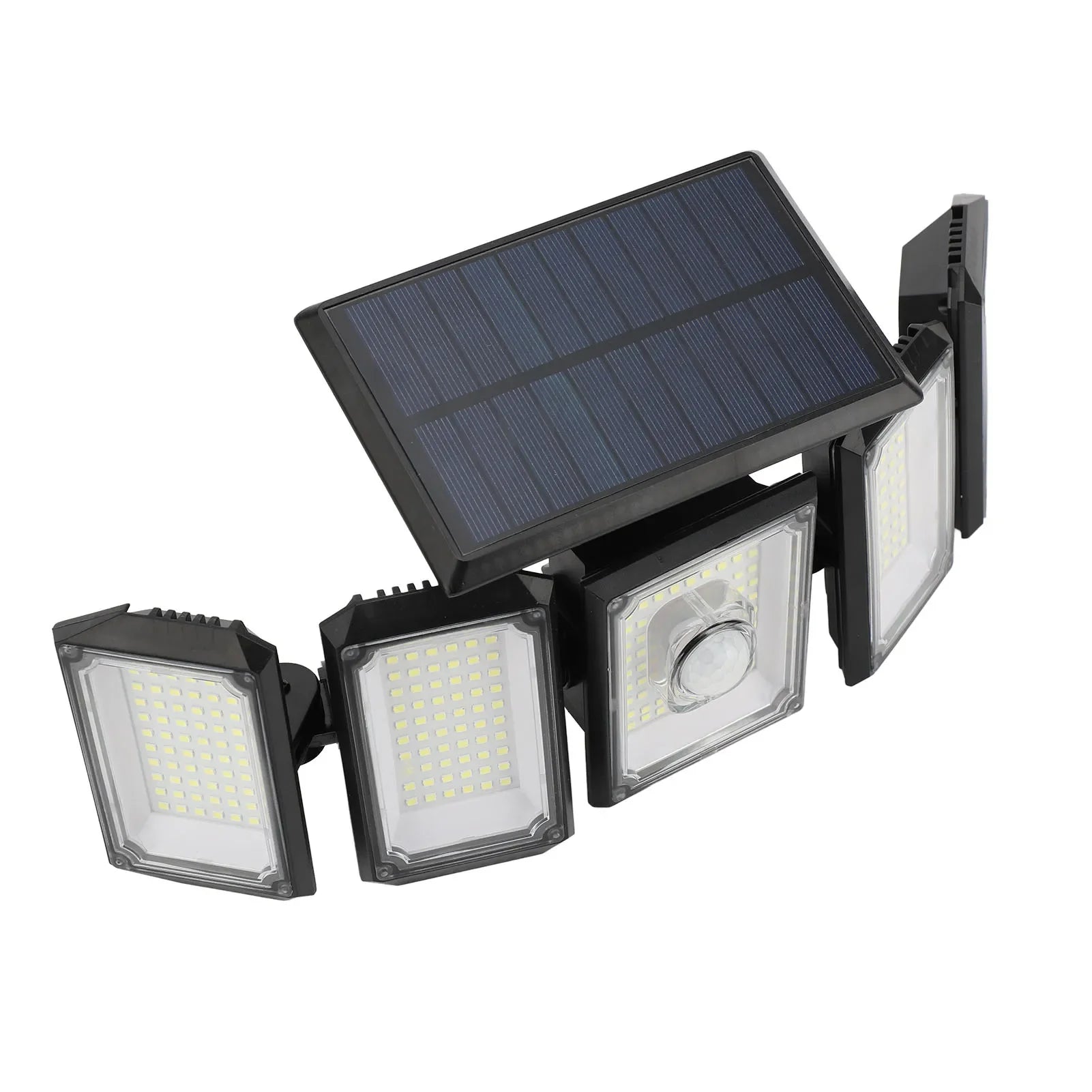 Lunavax BeamGuard | Solar Außenleuchte mit 300 LEDs | Bewegungsmelder & Fernbedienung | IP65 Wasserdicht | Für Garten, Einfahrt & Terrasse