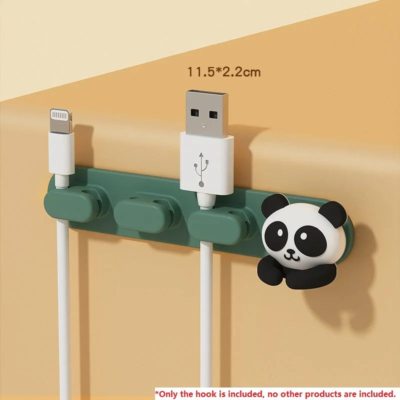 CableBuddy Tier Kabelhalter | Selbstklebend & Süßes Design