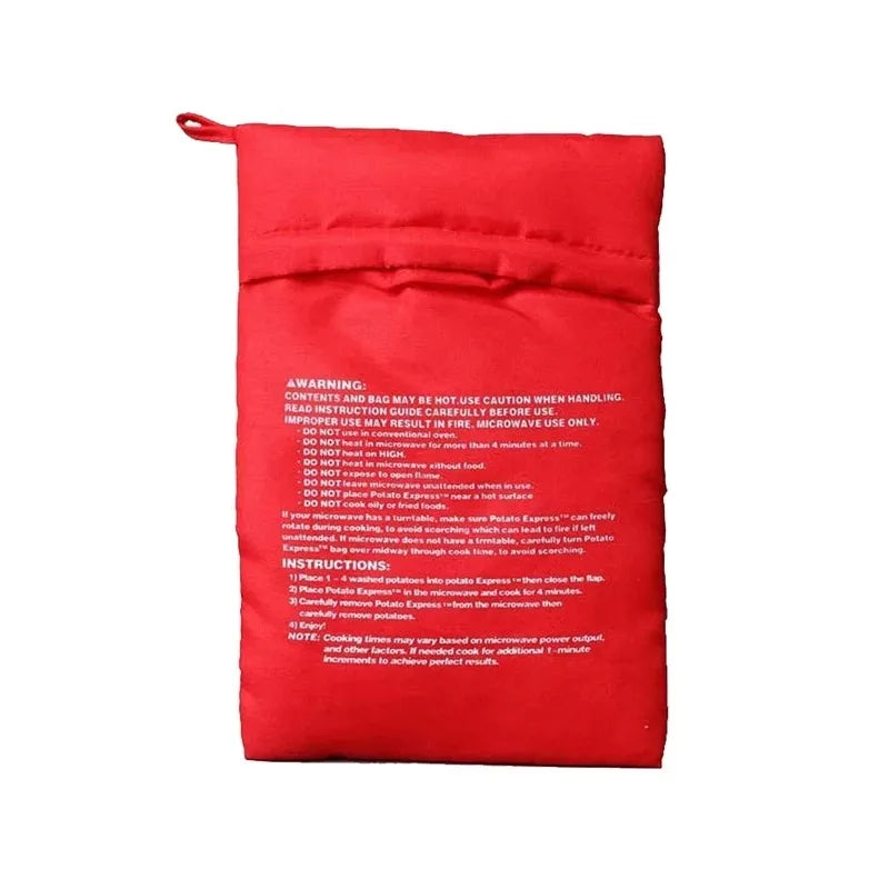 TastyQuick Microwave Potato Bag | Perfekte Ofenkartoffeln | Schnell & Wiederverwendbar | Hitzebeständig