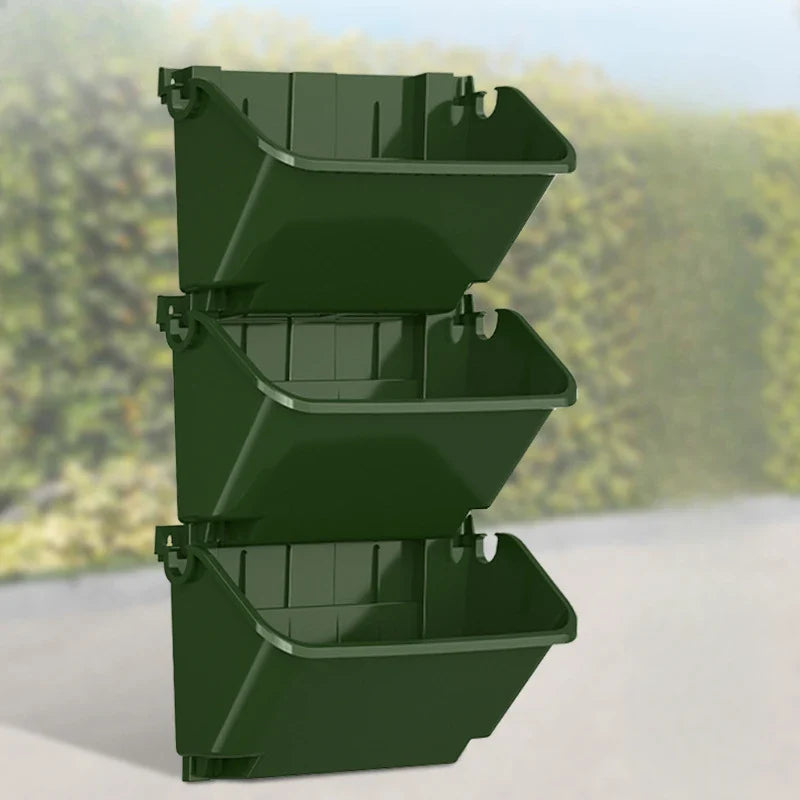 UrbanGrow | Vertikaler Pflanzkasten | Platzsparend & Modular | Für Balkon & Garten