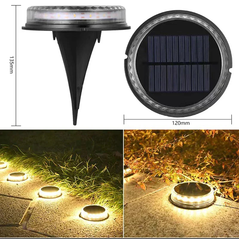 GroundGlow | Solar-Bodenleuchten | 100% Solarbetrieb | Wetterfest & Automatisch