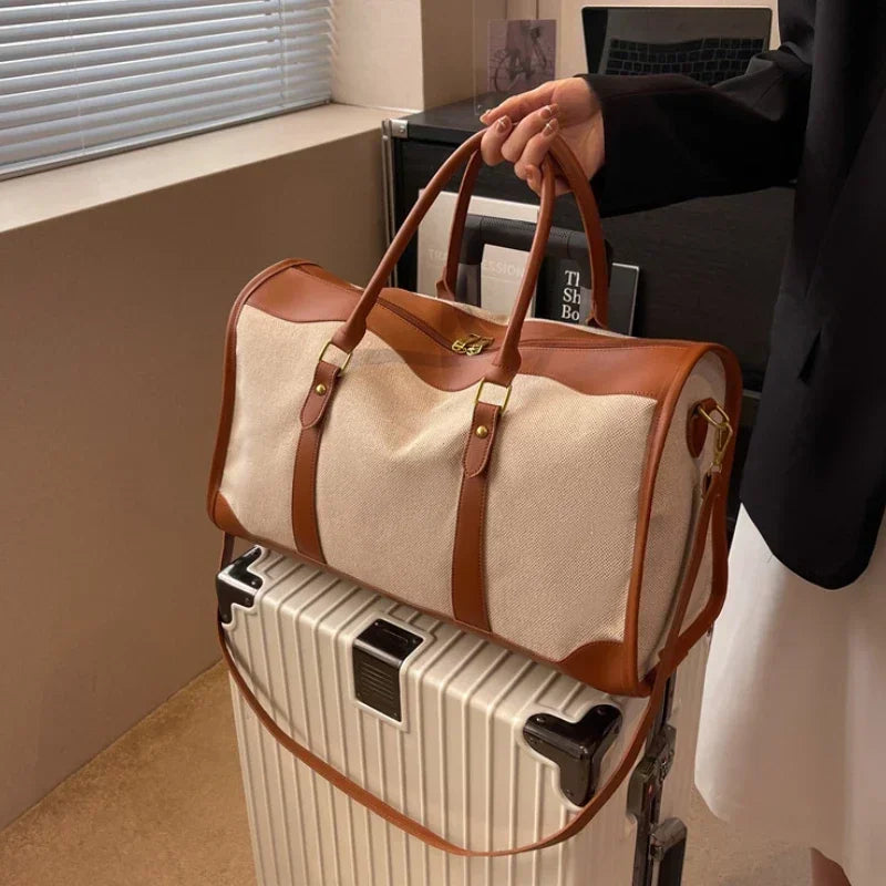 UrbanEdge | Reisetasche & Sporttasche | Canvas & PU-Leder, leicht & robust | Für Alltag, Training & Wochenendausflüge