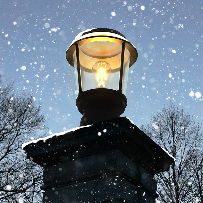 LumenoGlow Außenleuchte | Solar Wandleuchte mit Dämmerungssensor | IP65 wetterfest | Edelstahlgehäuse | Für Garten & Fassade