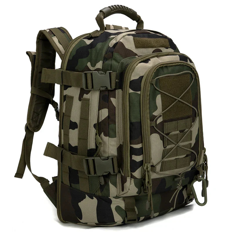 TrekForce 65L Taktischer Rucksack | Ergonomisch & Wetterfest | Für Abenteuer & Outdoor
