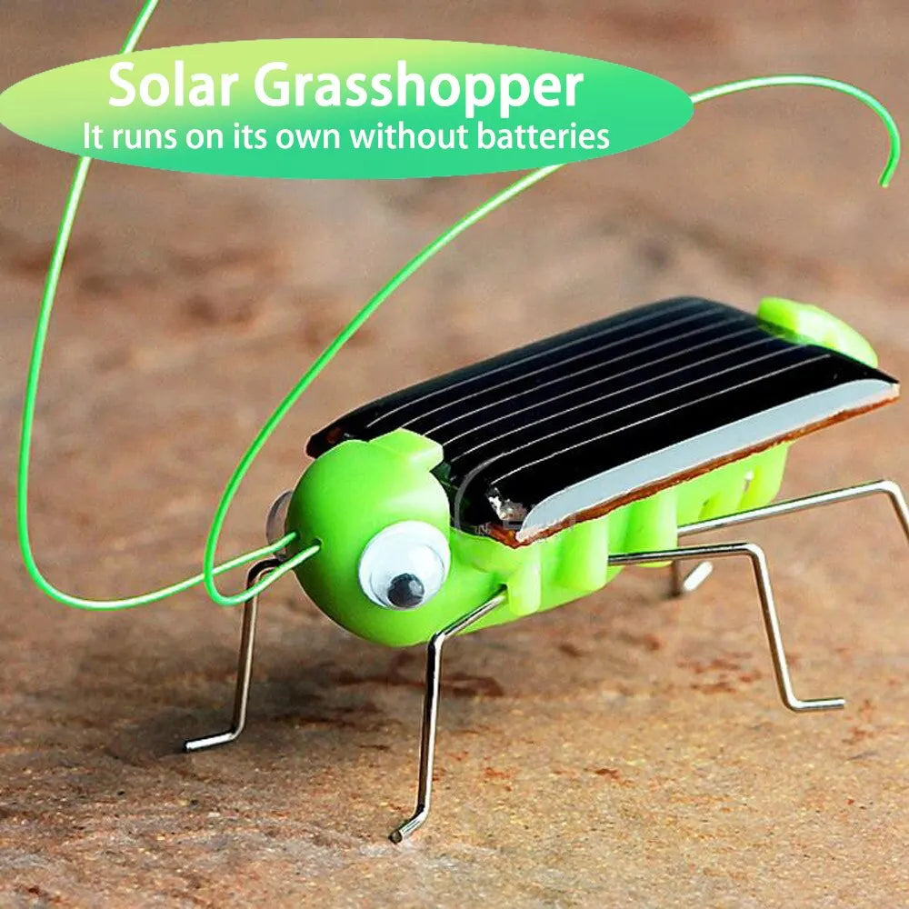 SolarTrek | Solar-Grashüpfer Spielzeug | Bewegende Lernhilfe | Ohne Batterien