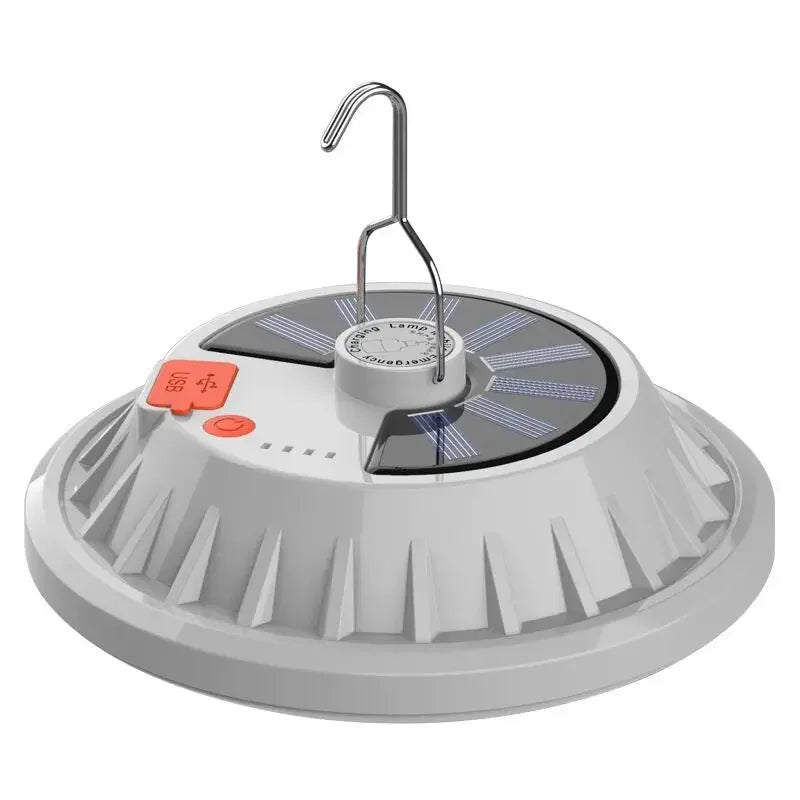 LumaSphere Solar LED Hängelampe | Tragbar & Wiederaufladbar | Mit Fernbedienung