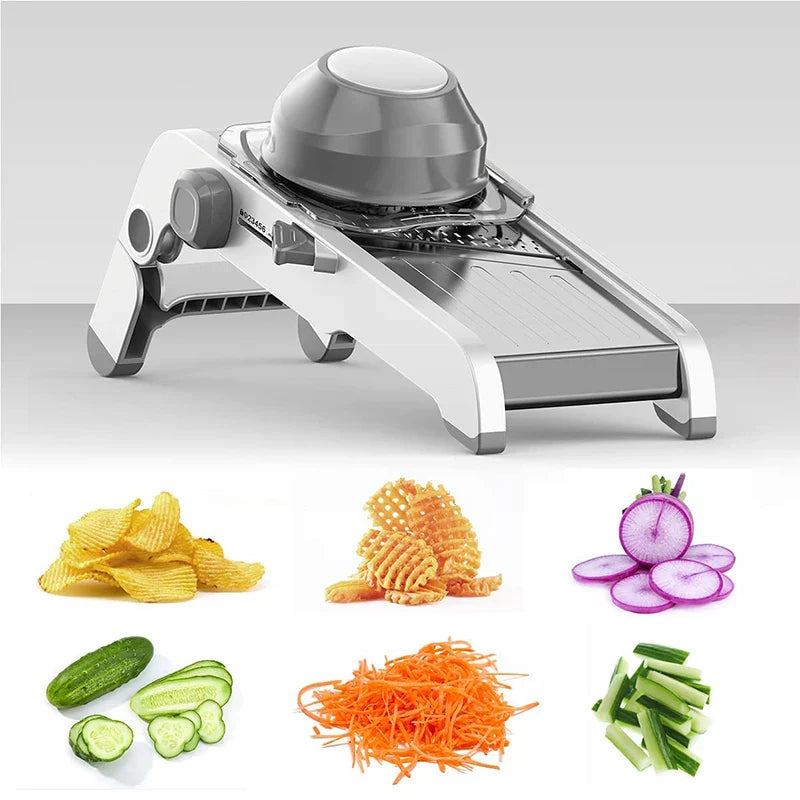 CutMaster Mandoline | 18-in-1 Gemüsehobel für Präzision und Vielseitigkeit