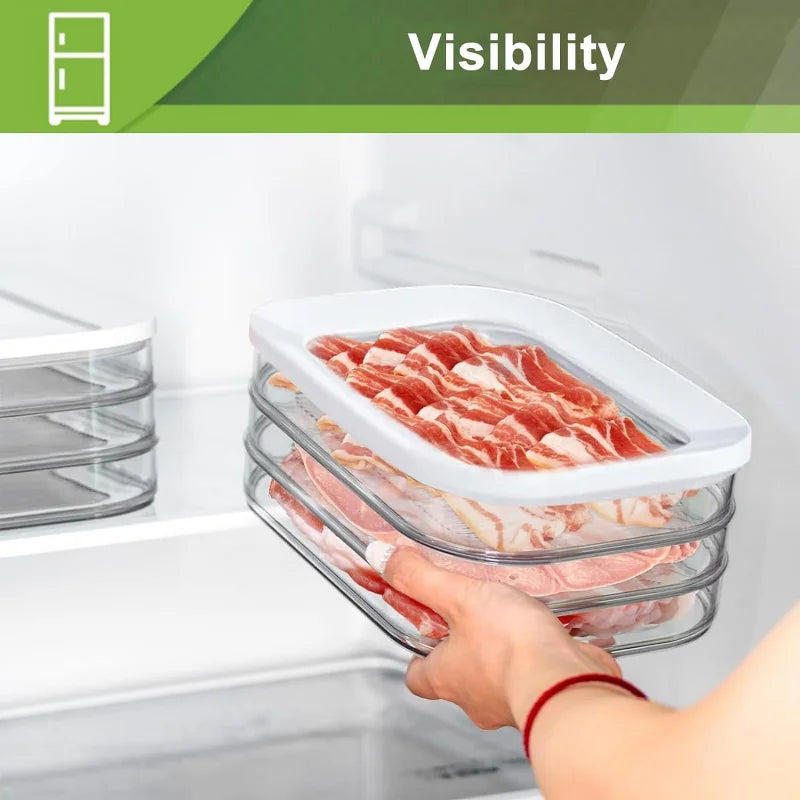 FreshGuard Frischhaltebox | BPA-frei | Luftdicht & Stapelbar | 2 Liter