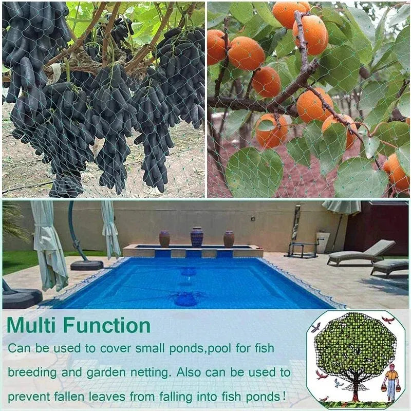 Plantigo Gartennetz | Zuschneidbar & UV-beständig | Wildtierfreundlich & Robust | Grün