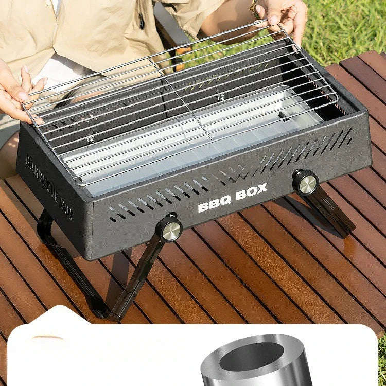TrailBlaze | Tragbarer BBQ-Ofen | Rauchfrei & Kompakt | Für Outdoor & Garten | Multifunktional | Leicht zu Reinigen