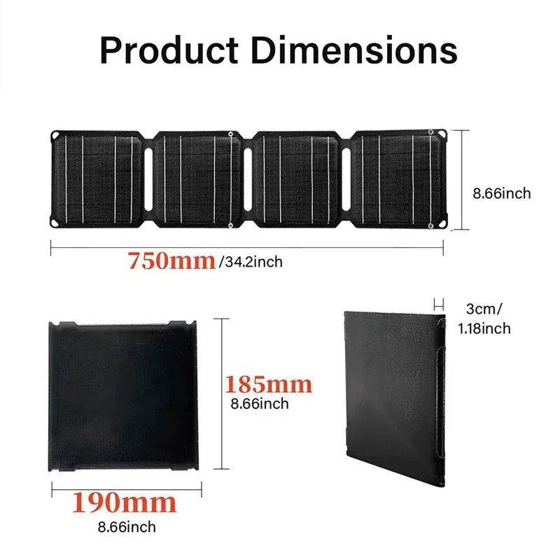 SolarJet Flex Solar Panel | Schnellladung & Kompakt | 30W/40W Monokristallin