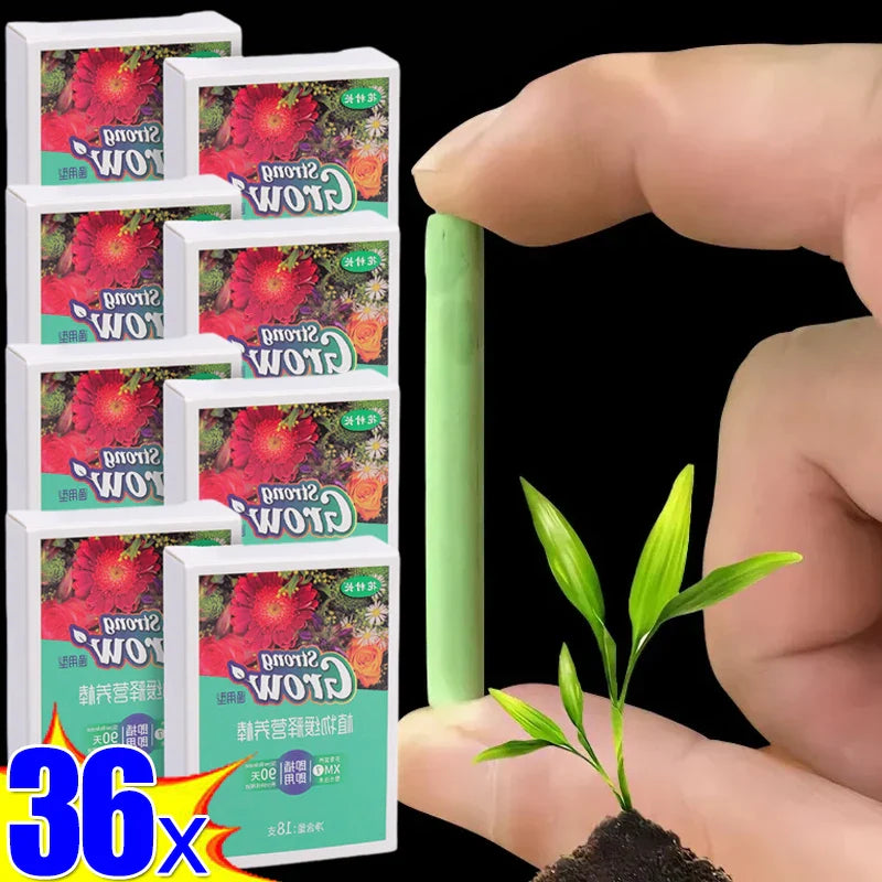 GrowLeaf Sticks | Pflanzendünger-Stäbchen | Einfach & Effektiv | Für Alle Pflanzenarten