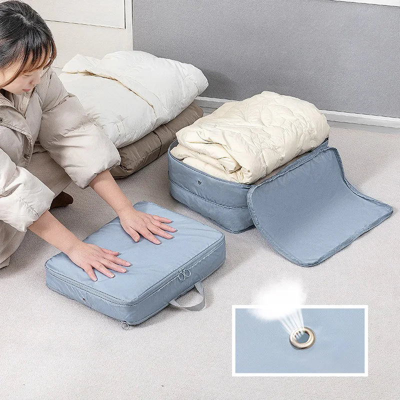 PackEase Flex 40 | Kompressionstasche | Platzsparend & Wasserdicht | Mit Tragegriff