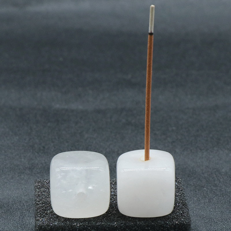 StoneAura Incense Holder | Edler Räucherstäbchenhalter aus Naturstein | Heilige Energie für dein Zuhause