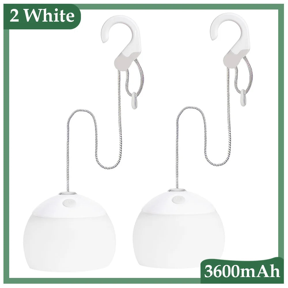 Campeluna | Retro LED-Campinglampe | Wiederaufladbar & Leicht | Für Outdoor & Zuhause