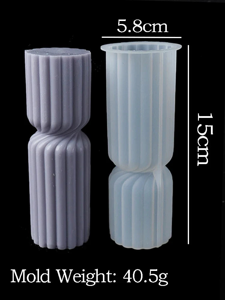 Creativa 3D Silikonform Set | Geometrische Gießformen | Für Kerzen & Seifen | Flexibel & Wiederverwendbar