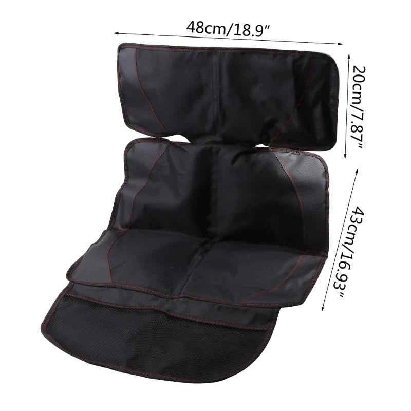 SeatShield Pro Autositzschoner | Wasserdicht & Rutschfest | Mit Taschen | Oxford-Material Schwarz