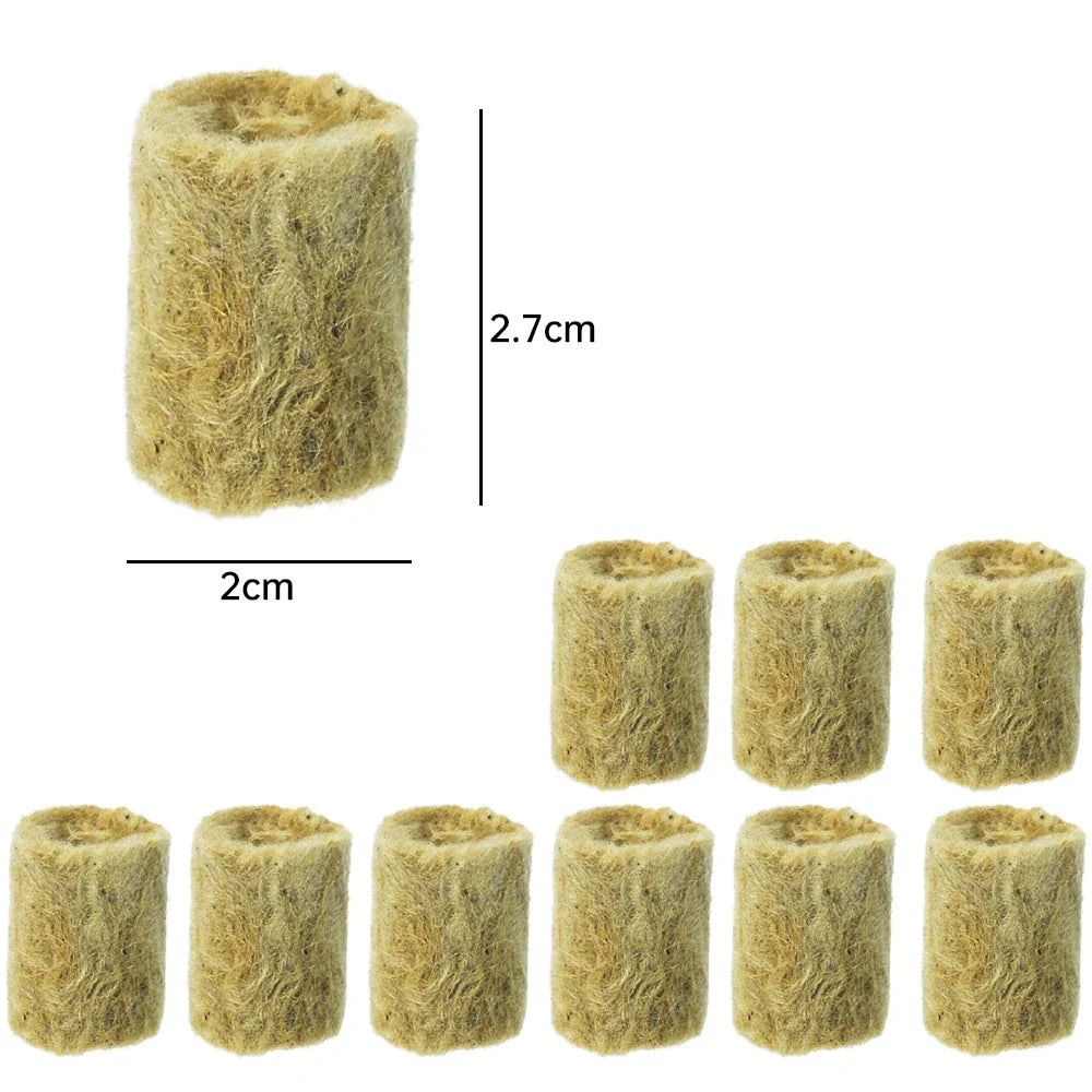 Rootify GrowPlugs | Steinwolle Anzuchtwürfel | Optimale Wurzelentwicklung | Saubere Hydrokultur